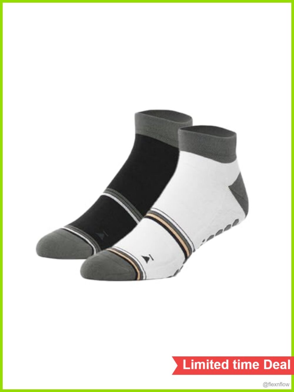 Low Rise Grip Socks Organic Cotton Unisex Pilates Yoga Barre